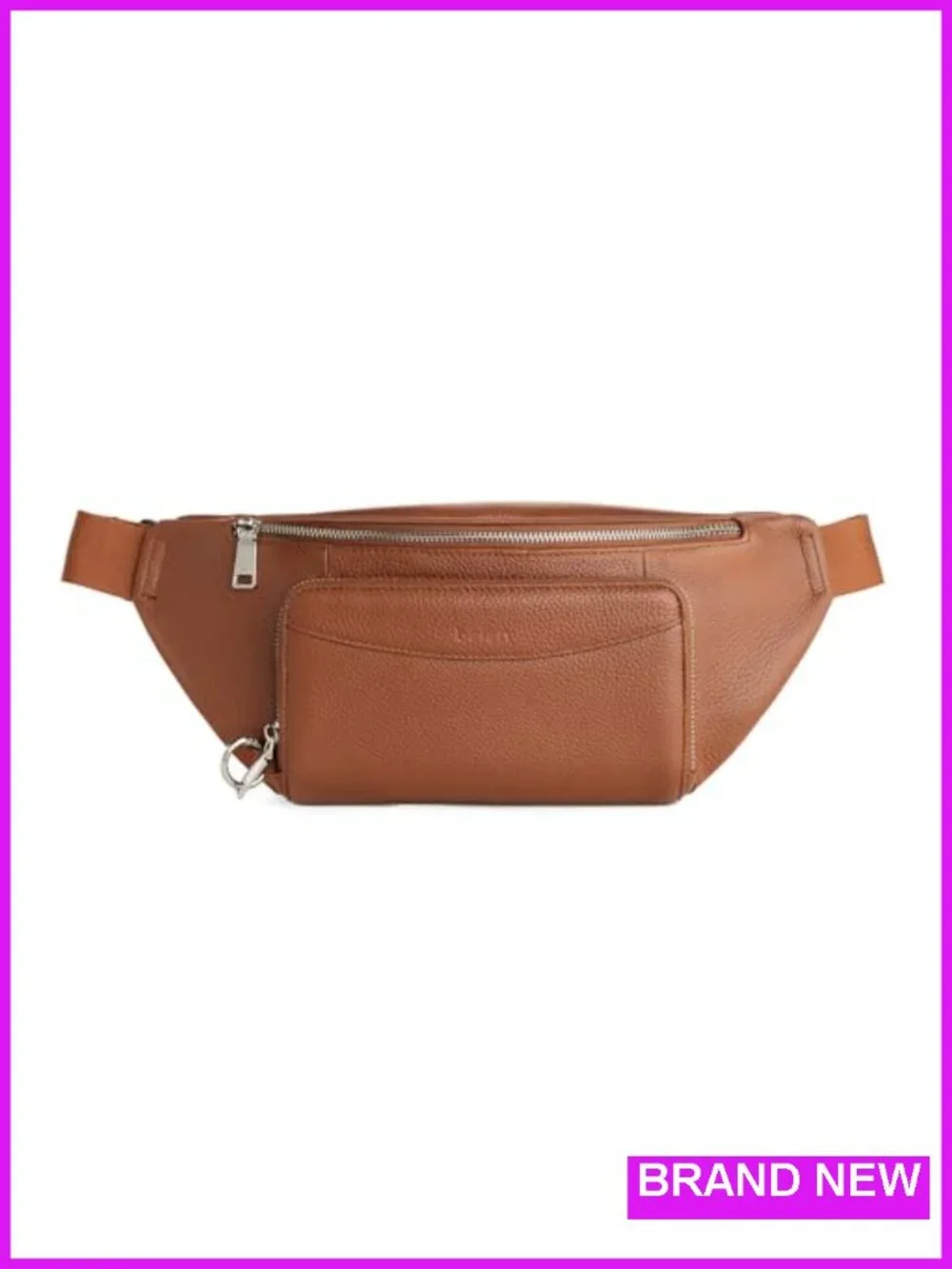 Genuine Leather Anti Theft RFID Blocking Crossbody Fanny Pack Belt Bag